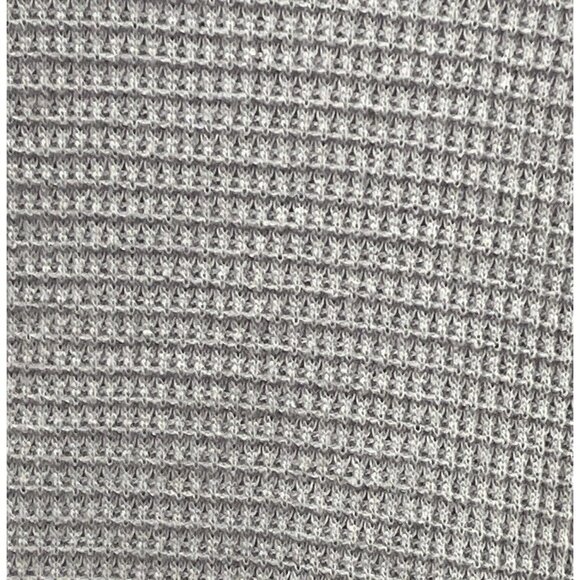 Beach Lunch Lounge Lavender Waffle Knit Thermal Long Sleeve Tee Size Medium - Picture 9 of 16